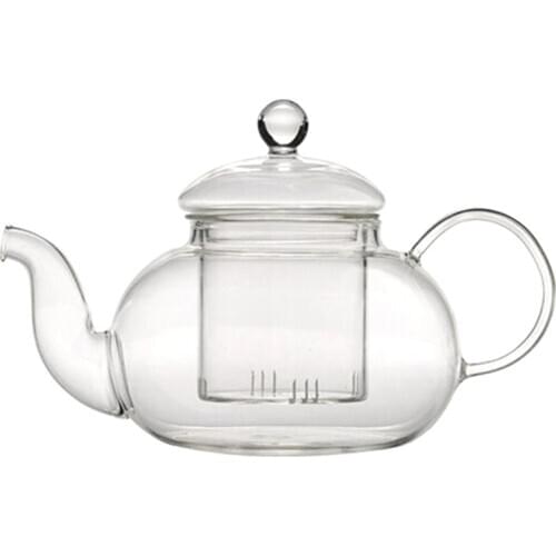 Heat-Resistant Glass Teapot Filter Kung Fu Tea Set Six-Person Pot Borosilicate Pot 600Ml