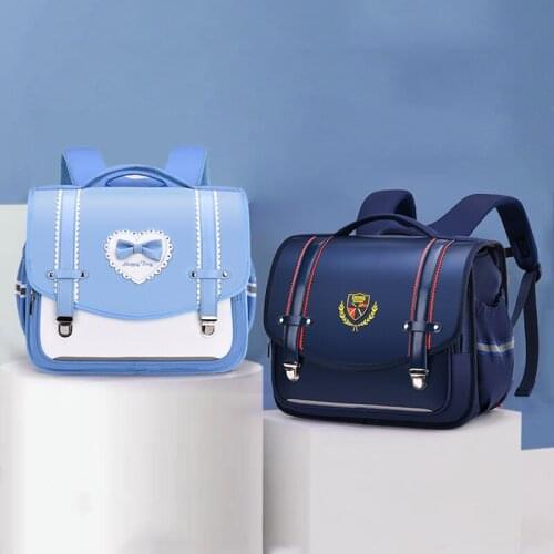 DORIKYDS Large Capacity New Design School Bag Leather Waterproof Backpack for Boys Girls Back to School Season Toddle Mochila