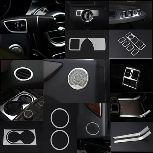 High-quality Aluminum & ABS Interior Trim For Mercedes Benz ML W166 2012-2015/GLX 166 2012-2015/GLE 2015-16/GLS 2016 Car Styling