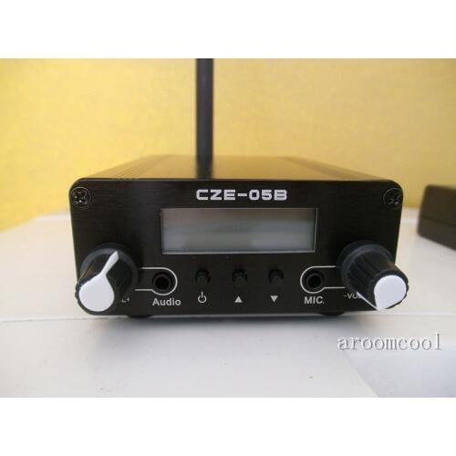 0.5W CZH-05B Stereo PLL FM Radio Broadcast Station Transmitter + Antenna +Power Adapter