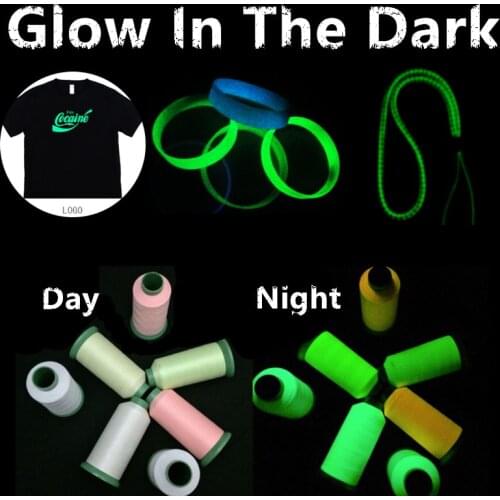 1000 Yards Creative Luminous Line Glow In The Dark Cross Stitch Embroidery Thread DIY Sewing Handmade Night Light String