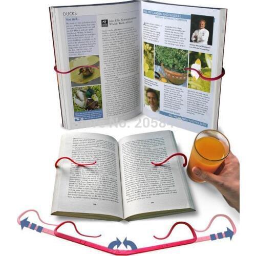3pcs/ LOT Hands Free Travel Reading Book Holder Read Holds Pages Open