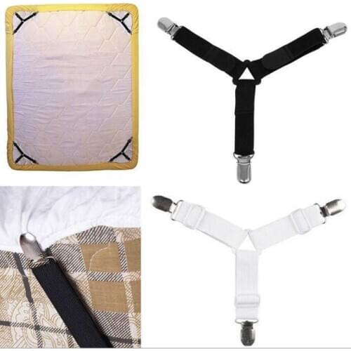 2set 8pcs Adjustable bed sheet buckle non-slip fixed clothes trousers curtain clip multifunctional bed sheet holder 140g