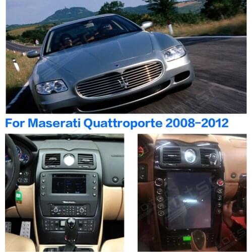 For Maserati Quattroporte Android Multimedia 2004 - 2012 Tesla Screen Car Radio GPS Navigation Video Player Carplay PX6 Stereo
