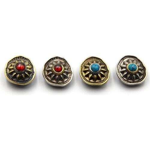 Turquoise Concho Rivets For Leather Goods,4 colors
