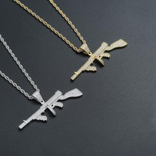 Bling Bling Brass Pendants Mirco Pave Prong Setting AAA CZ Men Hip Hop Jewelry CN343