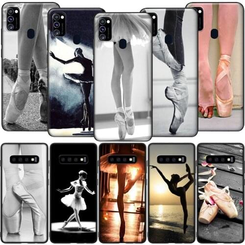 GX29 Ballet Ballerina Case for Samsung A6 A7 A8 Plus A9 A10 A20 A30 A40 A50 A60 A70 A01 EU A11 A21S A31 A41