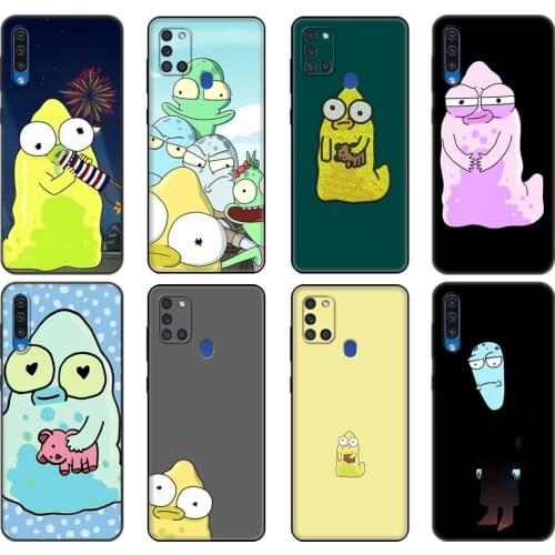 Black tpu Case For Samsung Galaxy A50 50S A30S A10 A01 A11 A21S A31 A41 A51 A71 M21 M30S S10 LITE Cover Solar Opposites pupa