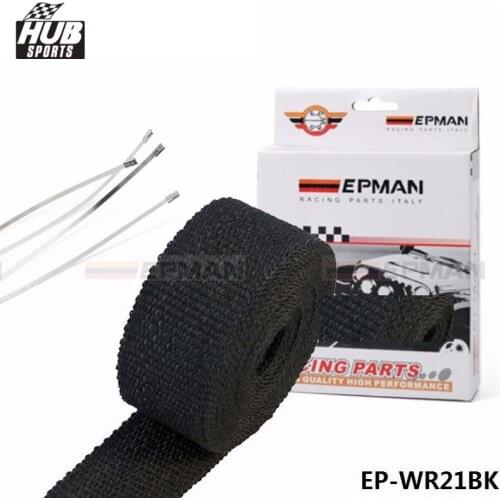 Black Heat Exhaust Thermal Wrap Tape With Stainless Ties 2"X25" For TOYOTA SUPRA MK3 MA70 7M-GT 86-92 HU-WR21BK