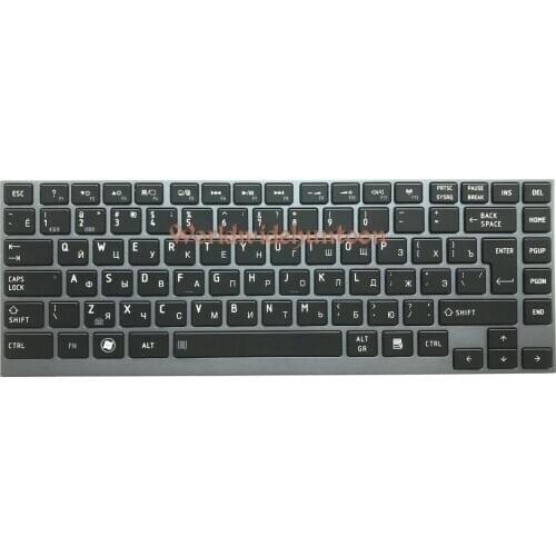 Reboto Original Brand New Laptop Keyboard for Toshiba U940 U945 U955 RU Layout keyboard With backlit 100% Fully Tested