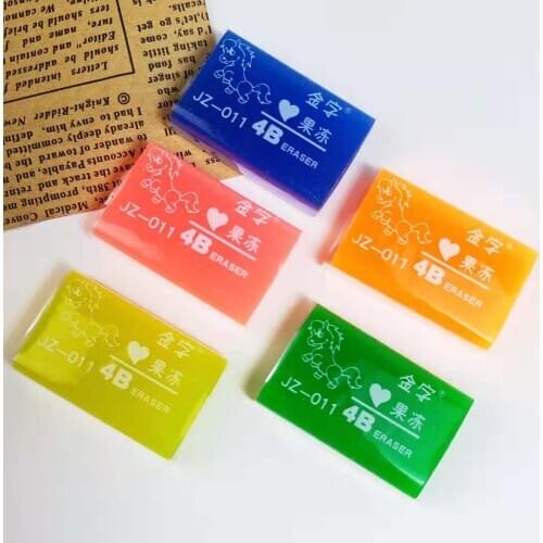 Мармелад ластик для студентов школы канцелярские цвет ластик*5pcs