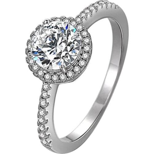 Moissanite S925 Sterling Silver Rings for Women Jewlery Organiser Bohemia Luxury Wedding for Couples Fashion Silver Nose Rings