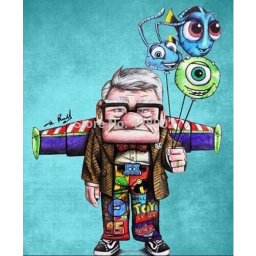 Cartoon Man Scenery Animals 5D diy Embroidery Full Set Pattern Diamond Painting Handcrafts 3d Cross Stitch Kits Home decor