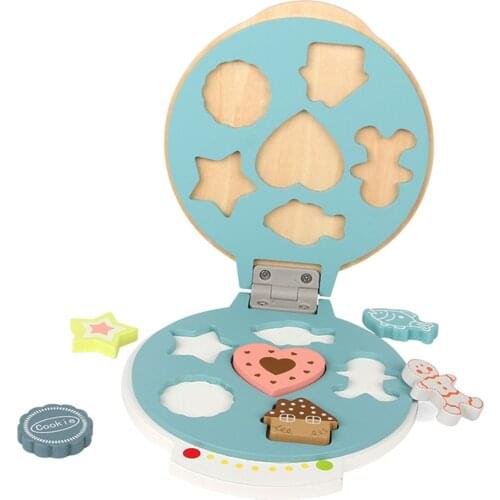 Waffle Baking Toys Set Pretend Kitchen Toy for Kids Children