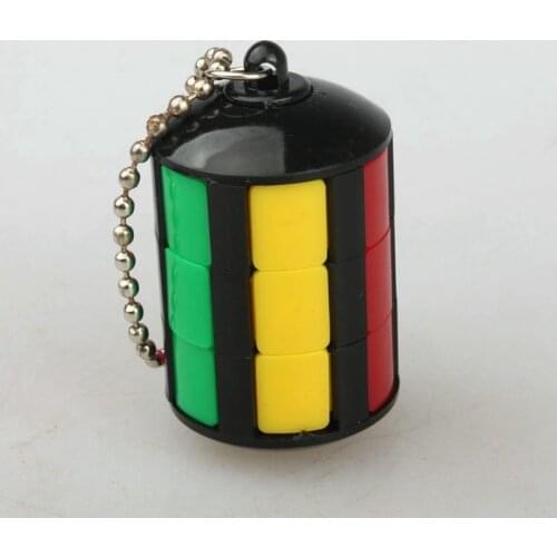 1PC New Arrival Smart Tower Magic Cube with Keychain Puzzles Learning Educational Toys Special Kids Birthday Fun Games Toys