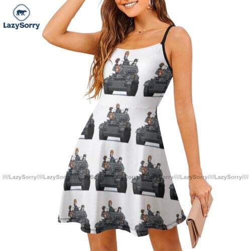 World Of Tanks Dress Suspender Hot Date Bodycon Ladies Pattern Spandex Short One-Piece