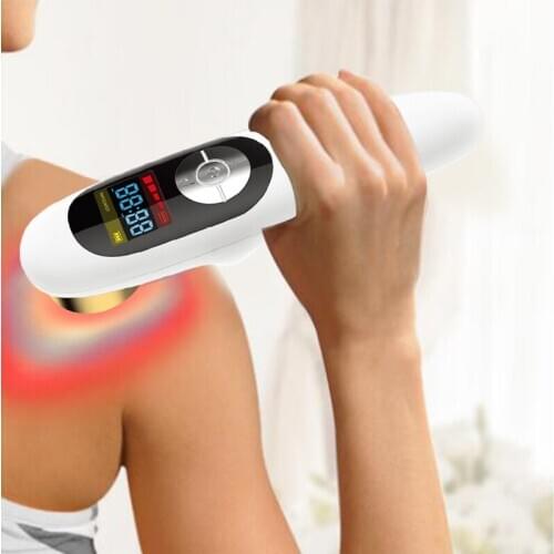 Portable Low Level Cold Laser Therapy Device for Pain Relief Infrared Prostate Treatment 808nm 650nm lllt Physiotherapy