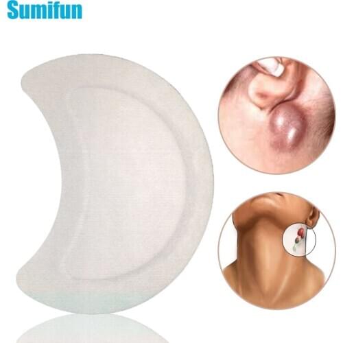 Sumifun 10Pcs Lymphatic Detox Patch Anti-Swelling Herbal Plaster Body Relaxation Help Sleep Medical Plaster D2519