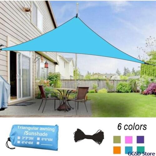 Awning Sun Shade Sail Waterproof Outdoor Garden Sunscreen Shelter Beach Camping Patio Pool Canopy Tent Sunshade Awning 3*3*3m