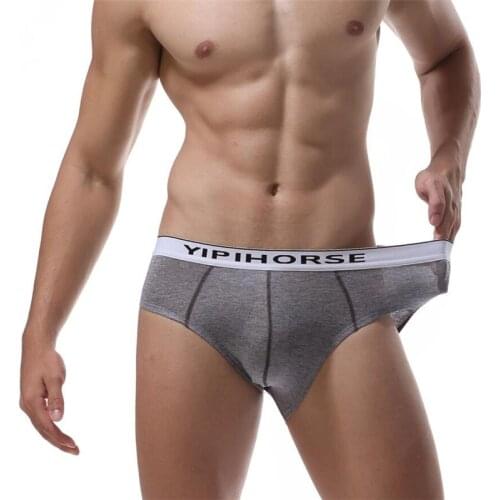 Comfortable Modal Material Men s Sexy Briefs Men s Breathable Underwear Male U Convex Design Pants