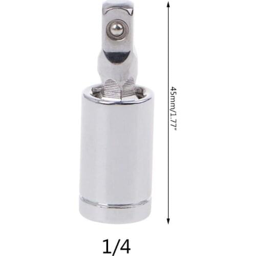 1/4\" 3/8\" 1/2\" Universal Joint Set Ratchet Angle Extension Bar Socket Adapter Manual and Pneumatic 360 Rotary Adapter