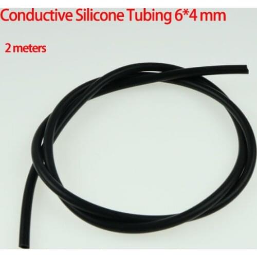 2M Conductive Silicone Rubber Tube TENS / ESTIM / E-STIM Machine 6mm OD 4mm ID