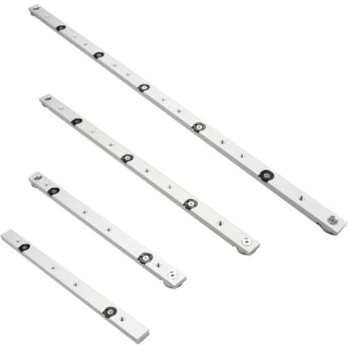 300 / 450 / 650mm Miter Bar Aluminum Slider Table Saw Gauge Rod Woodworking Tool Suitable For T-Slot And T-Track