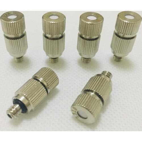 50 pcs/lot ) Anti-drop high pressure fog misting nozzle ,Dust removal, cooling,disinfection, Garden sprinkler, Sprayers
