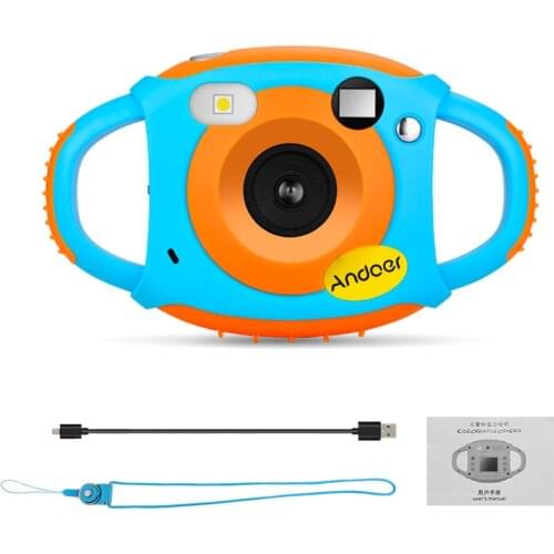 Andoer 1.77 Inch WiFi Kids Children mini Camera Camcorder 5MP 1080P HD video Camcorder gift for birthday Christmas holiday