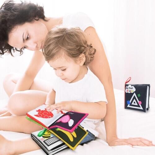 English Early Learning Baby Sound Paper Cloth Book Enlightenment Cognitive Toys