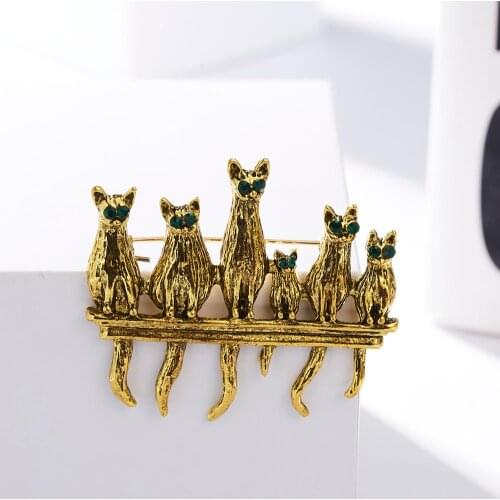 Belleper Brooches With Cats For Clothes