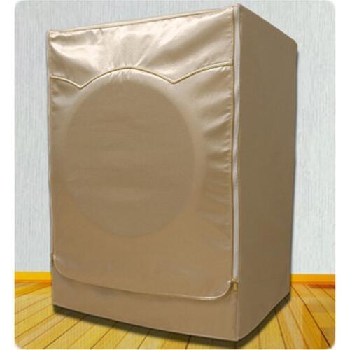 SRYSJS Plus Velvet Washing Machine Cover Waterproof Case Home Sunscreen Dryer Polyester Silver Coating Roller Dustproof Case