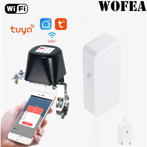 Wofea wifi Water Leakage sensor App Notification battery Operated Home Security water detector tuya tap to Run smart