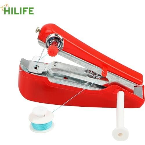 Home Travel Small Embroidery Manual Operation Random Color Portable Mini Sewing Machine Creative Simple Sewing Tools