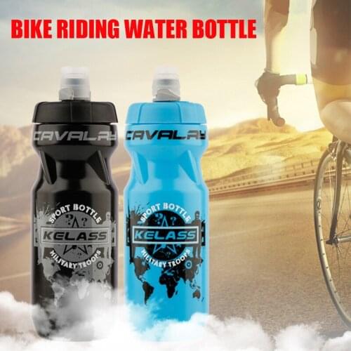 Road Bike Kettle Pp Material 610ml Large Capacity Plastic Outdoor Sports Water Cup Mtb Sports Dustproof Bottle Portable Cup