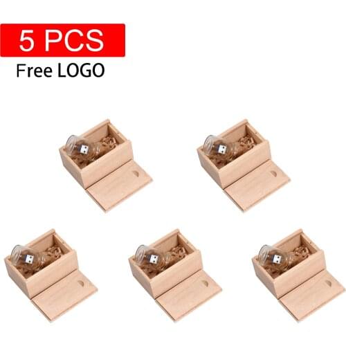 JASTER USB 2.0 Flash Drives Drift Bottle + Box Packaged For Sale 16GB 32GB 64GB 128GB 256GB Photography Wedding Flash Drive