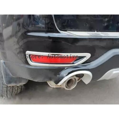 For Subaru Forester SJ 2013 2014 2015 2016 2017 Chrome Rear Fog Light Lamp Bumper Cover Trim Car Styling Sticker Protector Model
