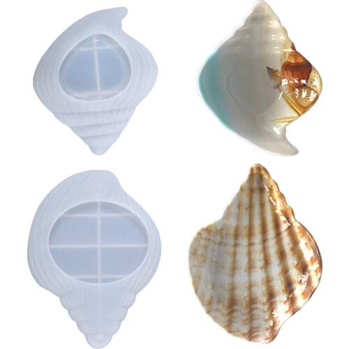 Conch Shell Storage Box Silicone Mould DIY Resin Decorative Craft Jewelry Making Mold Epoxy Resin Molds