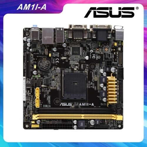 For ASUS AM1I-A AM1 Mini ITX APU Motherboards 17*17 DDR3 AMD HDM USB 3.0 SATA3 mini pc motherboard