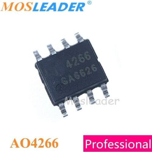 Mosleader AO4266 SOP8 100PCS 1000PCS KO4266 4266 60V N-Channel Made in China High quality