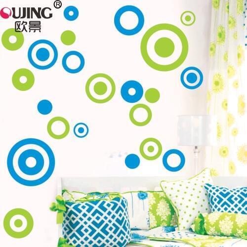 Polka Circle Wall Sticker for Kids Child Rooms Poster Fridge Wardrobe Cute Dots Art Mural Self-adhesive Vinyl Round Wall Decals