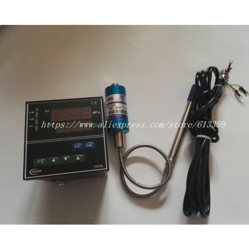 PT131-50MPa-M14x1.5+PS20L HENENG High Temperature Melt Pressure Sensor 2mV/V and Intelligent Digital Pressure Gauge