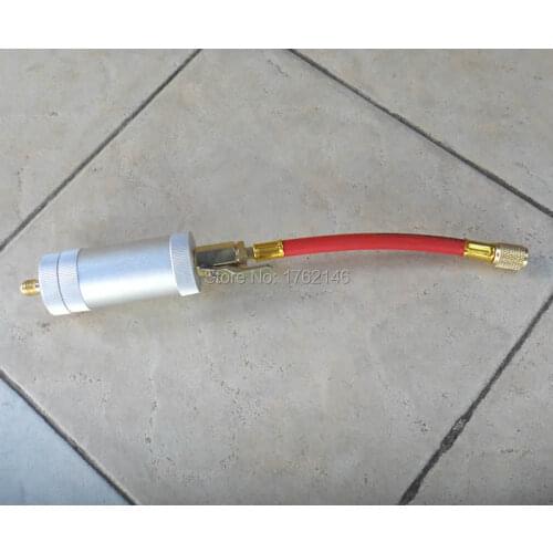 R134A R12 R22 Car Air Injection Tool Pure Liquid Refrigerant Oil Filling Tube Car A/C AC Oil & Dye oz Injection Tool