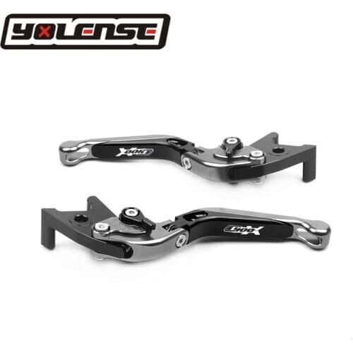 LOGO C400X Motorcycle Adjustable Folding Extendable Brake Clutch Levers For BMW C400X C400 X C400 X C400GT