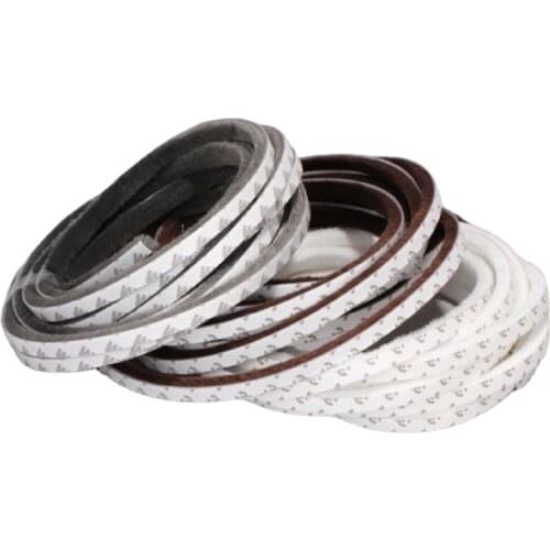 9x5mm 5M Self Adhesive Felt Draught Excluder Wool Pile Weatherstrip Window Door Brush Seal Strip for Door Window Protector Seal