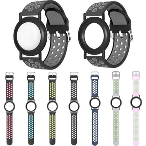 Bracelet For AirTag Tracker Silicon Wristband Protective Sleeve For Apple Airtag Locator Protection Strap Case Soft Wrist Band