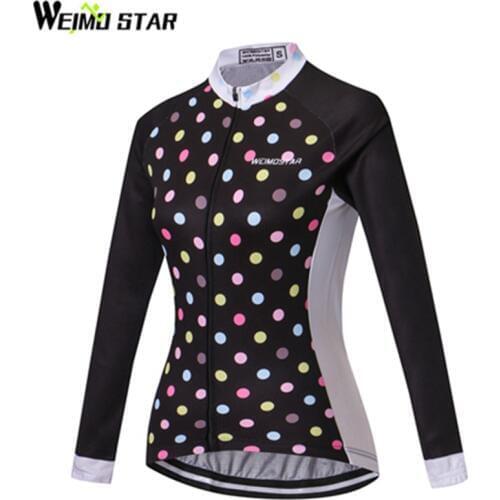 Weimostar Ropa Ciclismo Women Cycling Jerseys Top Bicycle Bike Jersey Mtb Team Long Sleeves mtb Bicycle Cycling Clothing shirts