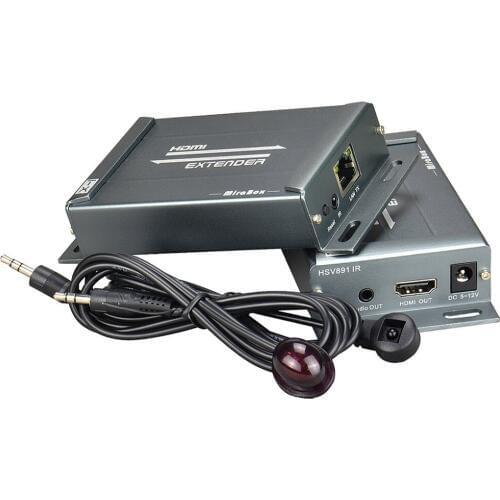150M HDMI IR Extender+3.5MM Jack Audio Extractor HDMI Extender IR Transmitter Receiver over Ethernet IP TCP by RJ45 Cat5e Cat6