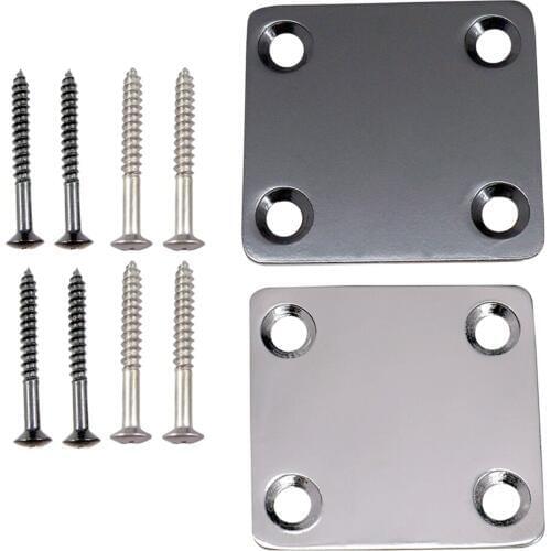 2Pcs Replacement Parts Neck Joint Plate Screws for Electric Guitar Bass Accs