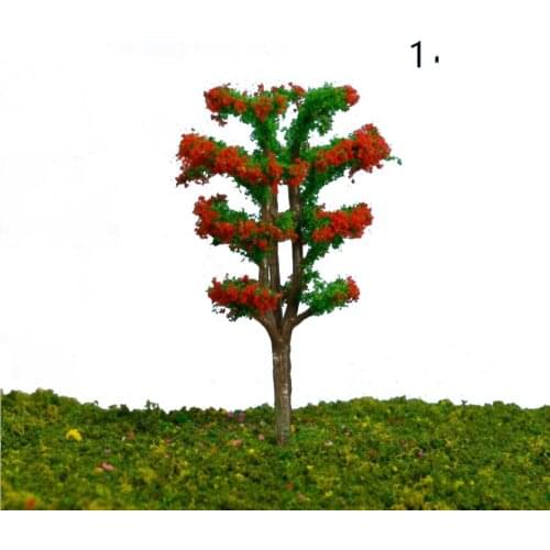 200pcs/lot 1/200 Scale 5.3cm Model Flower Architecture Tree For Ho N Train Layout Modelbouw Scene Maker Factory Diy Model